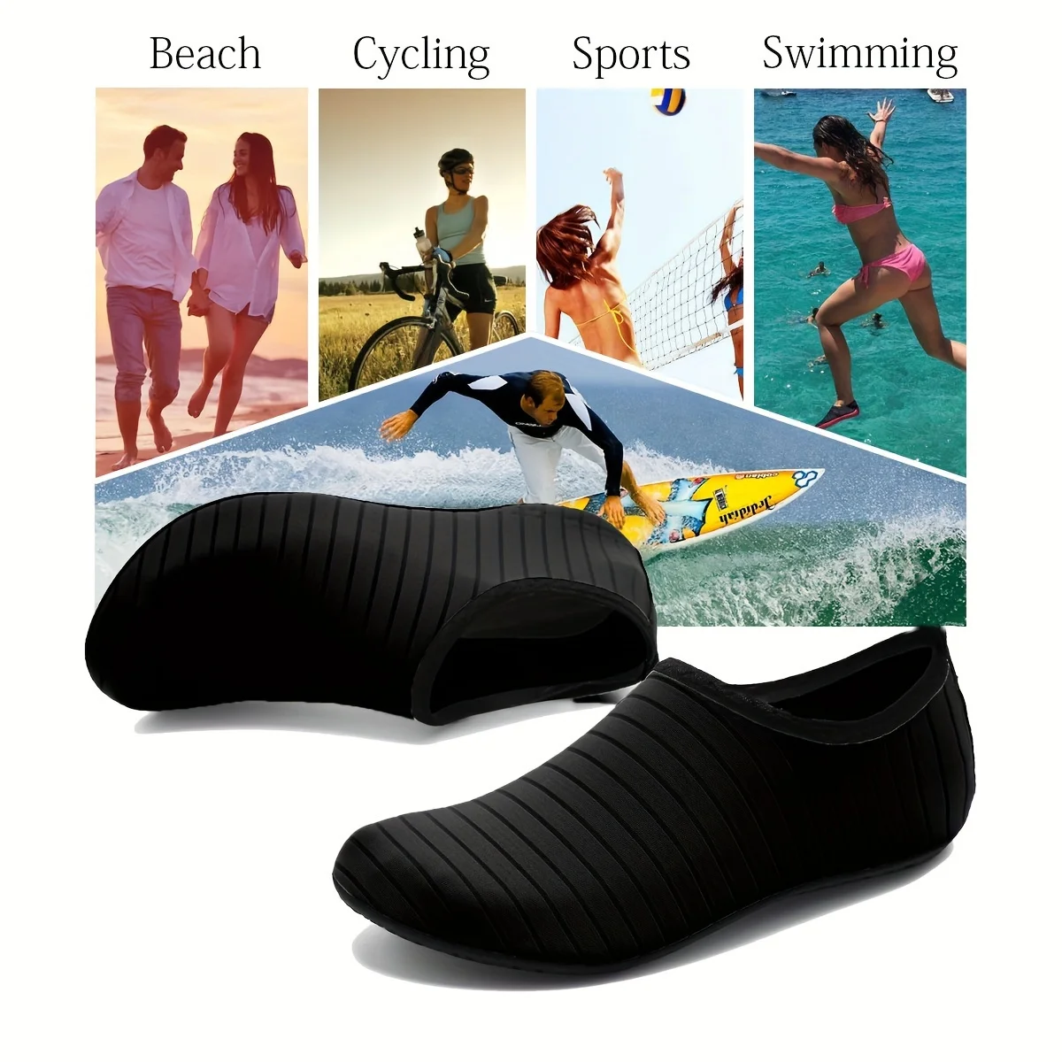 1 par de sapatos aquáticos par - Aquatic Sports Shoes avaliação e preço