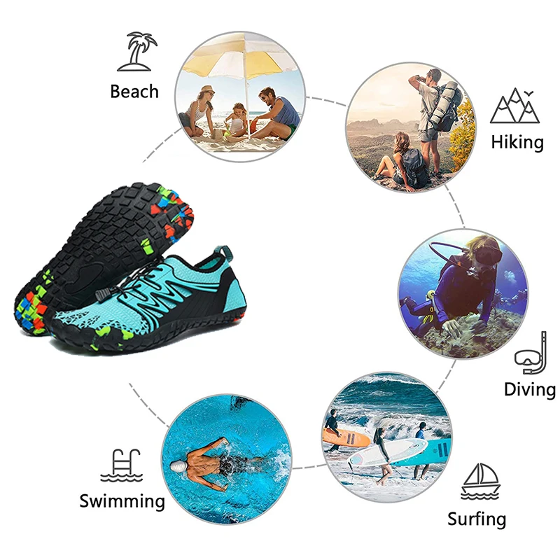 Unisex quick-dry água sapatos, - Aquatic Sports Shoes avaliação e preço